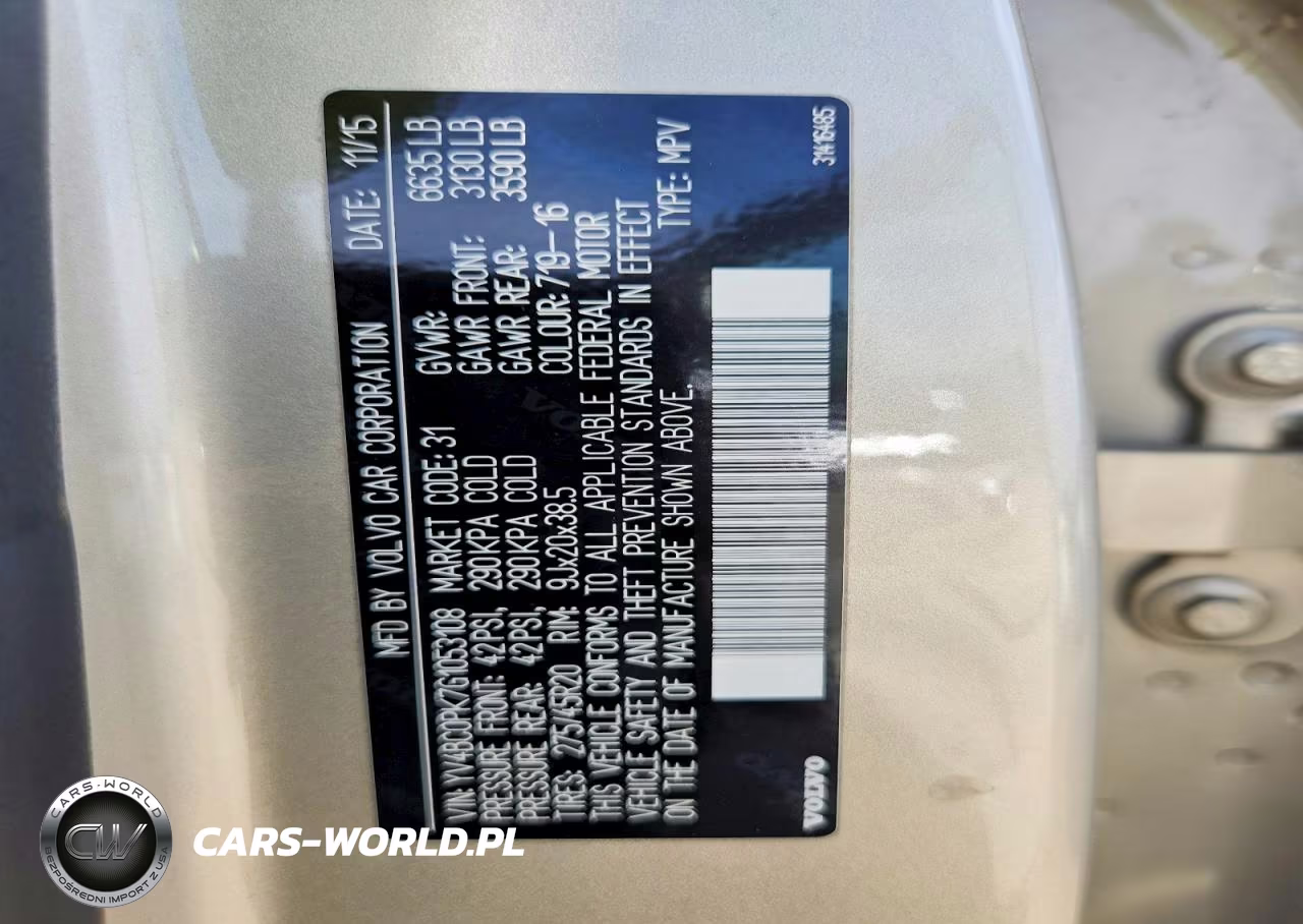 2016 Volvo Xc90 T8 VIN:YV4BC0PK7G1053108 - 12