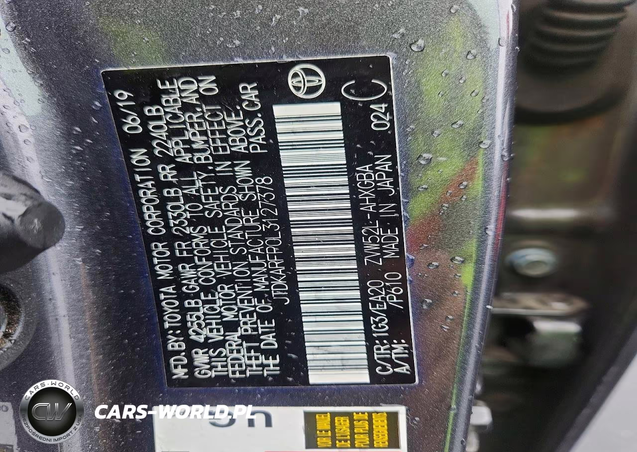 2020 Toyota Prius Prime Xle VIN:JTDKARFP0L3127378 - 12
