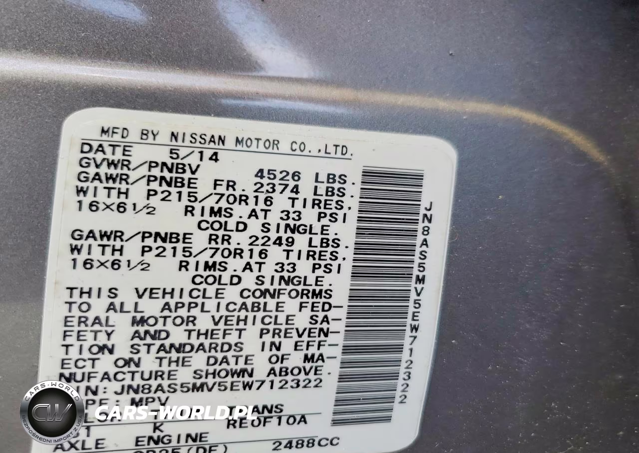 2014 Nissan Rogue Select S VIN:JN8AS5MV5EW712322 - 13