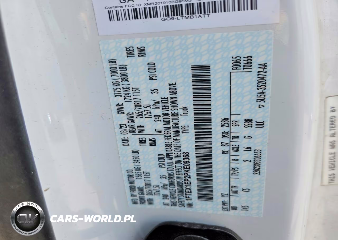 2023 Ford F150 Super Cab VIN:1FTEX1EP2PKE09368 - 13