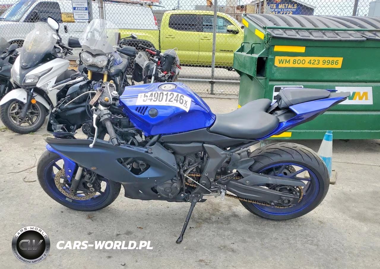 2022 Yamaha Yzfr7 VIN:JYARM38Y7NA000551 - 3