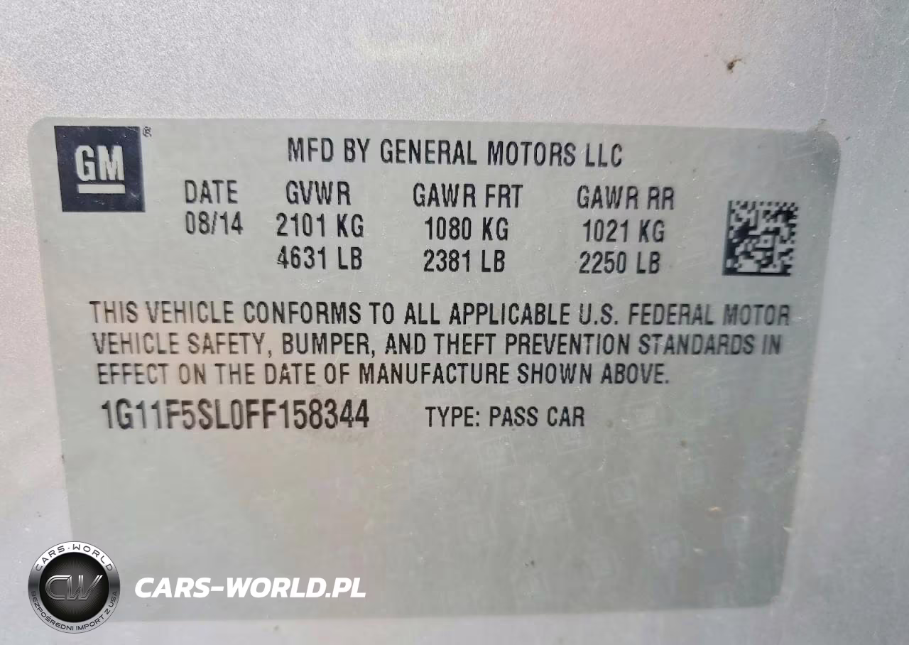 2015 Chevrolet Malibu Ltz VIN:1G11F5SL0FF158344 - 12