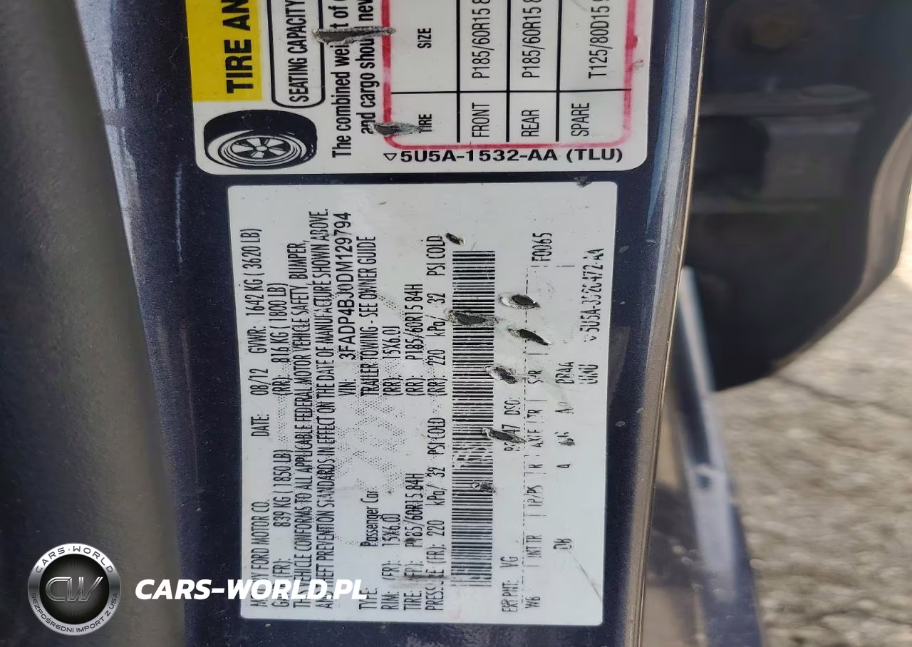 2013 Ford Fiesta Se VIN:3FADP4BJ0DM129794 - 12