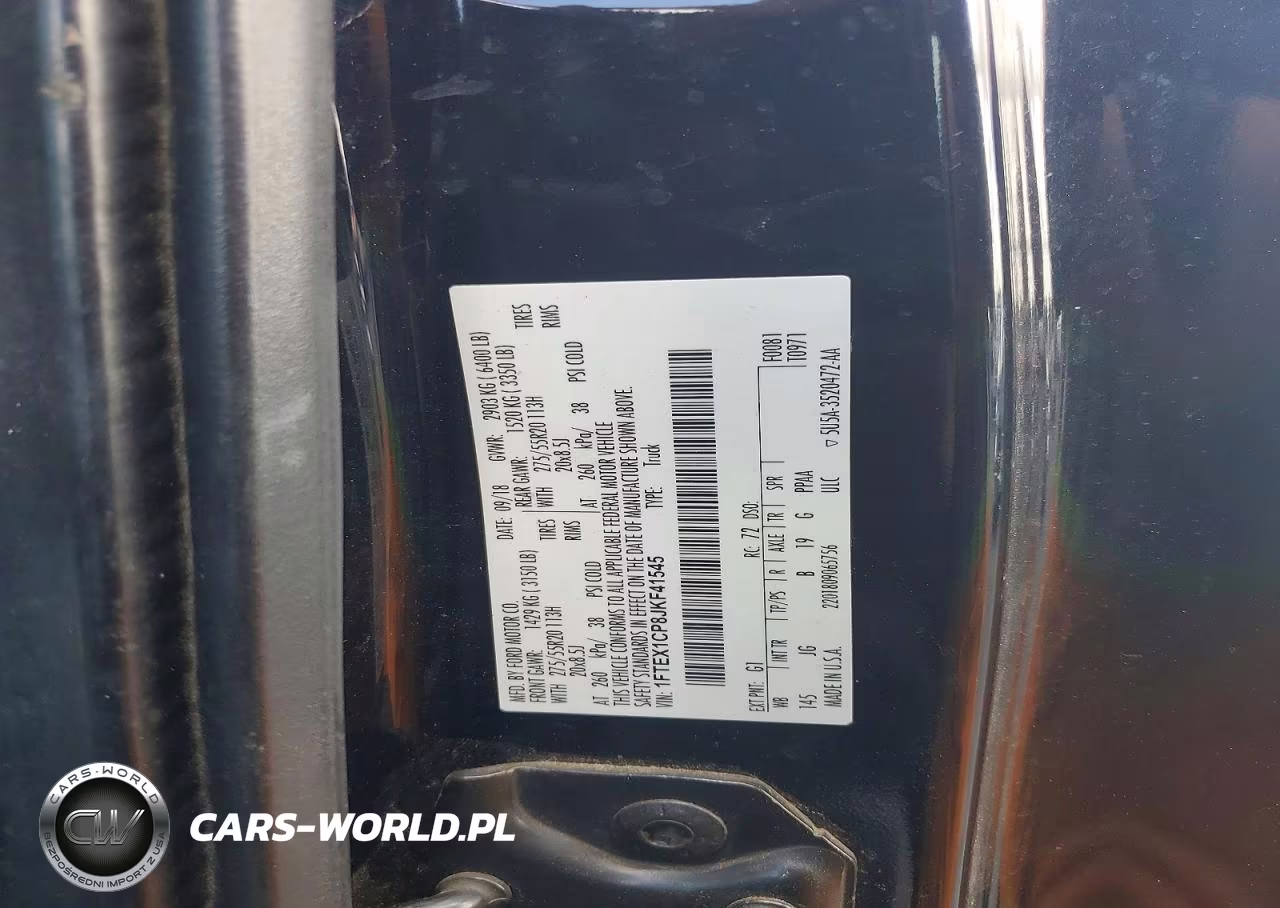 2018 Ford F150 Super Cab VIN:1FTEX1CP8JKF41545 - 12