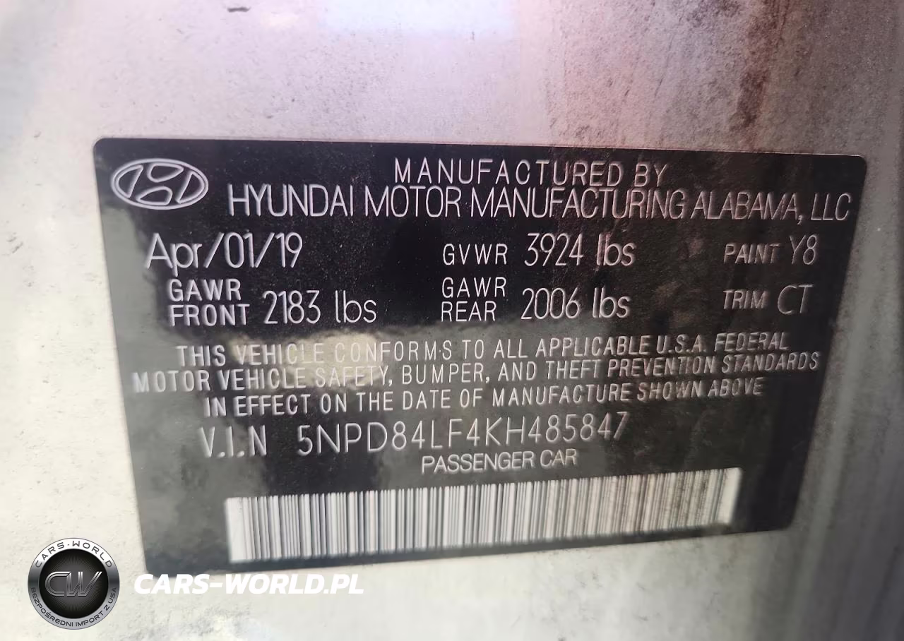 2019 Hyundai Elantra Value Edition VIN:5NPD84LF4KH485847 - 13