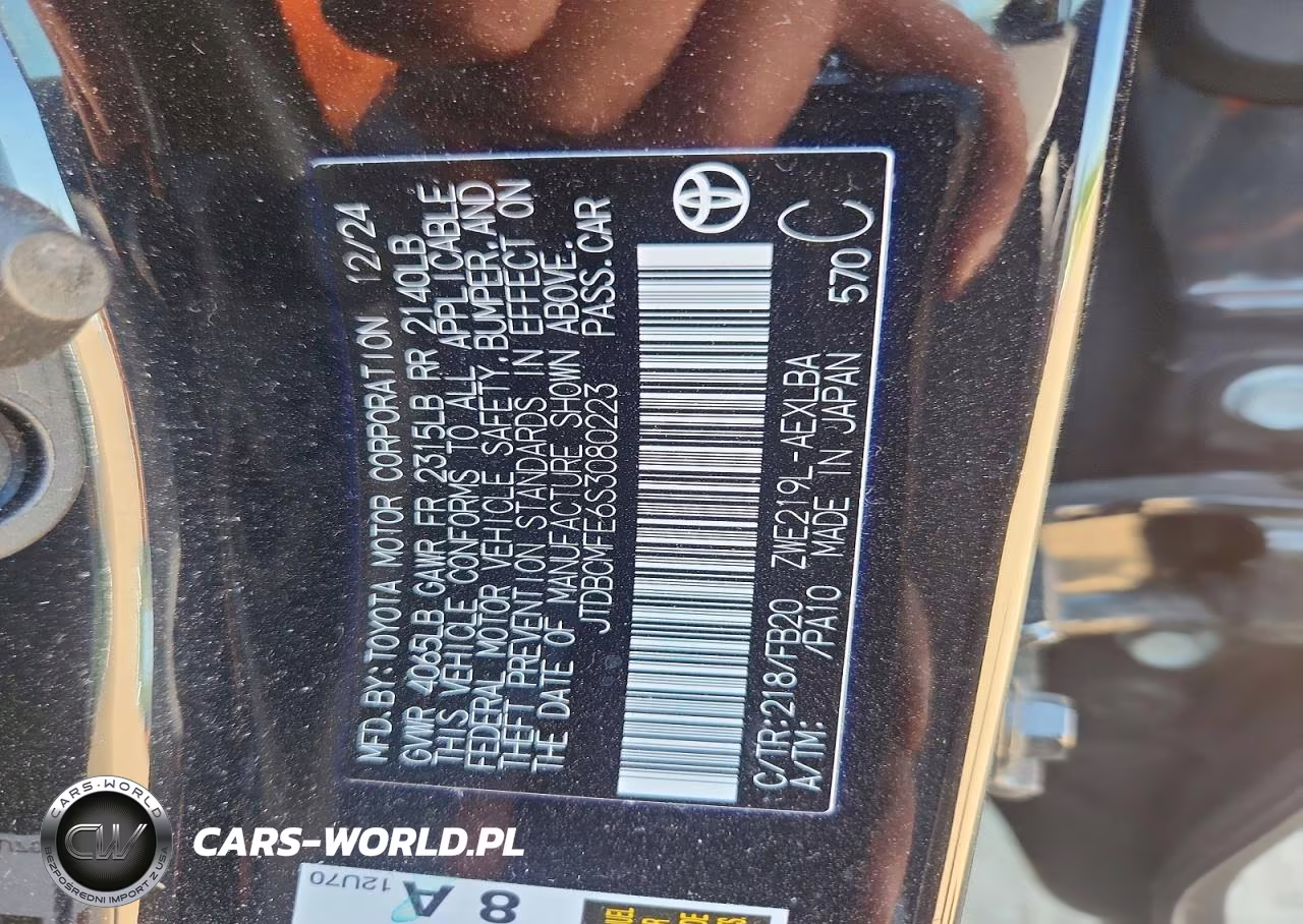 2025 Toyota Corolla Hybrid Le VIN:JTDBCMFE6S3080223 - 12