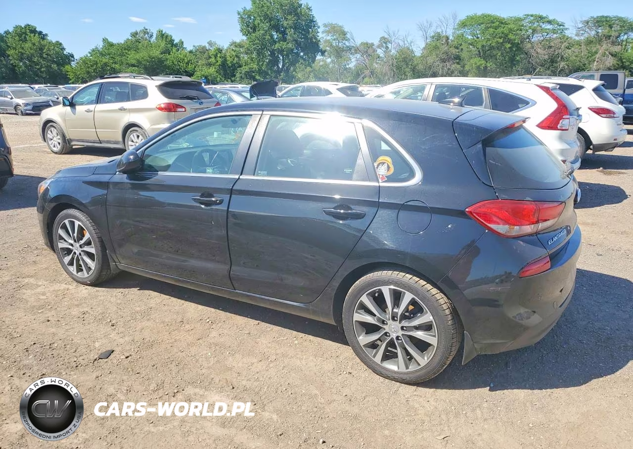 2018 Hyundai Elantra Gt Base VIN:KMHH35LE2JU010047 - 2