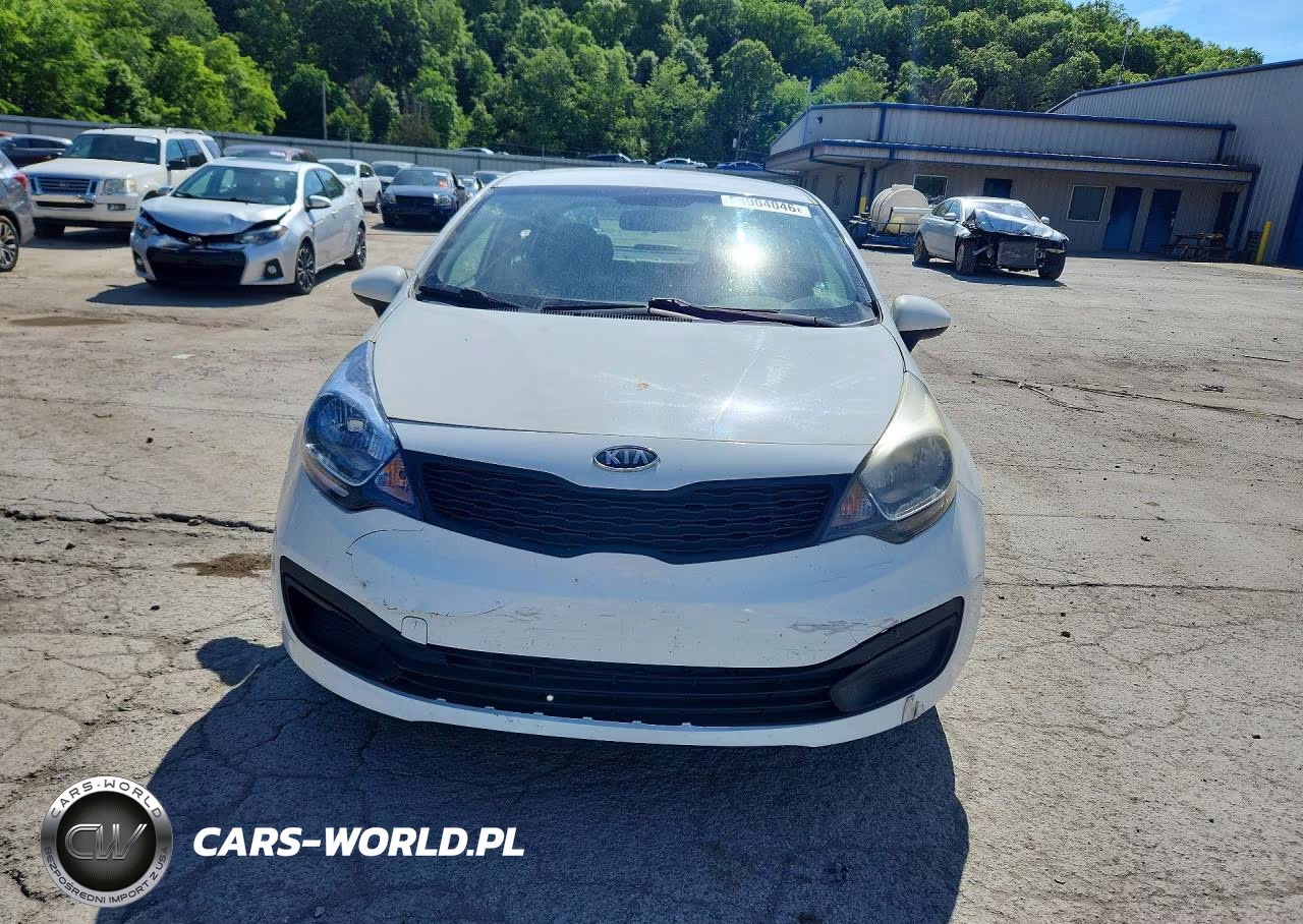 2012 Kia Rio Lx VIN:KNADM4A32C6052489 - 5