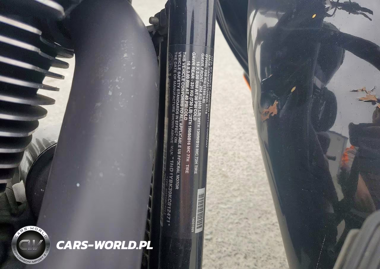 2019 Harley-Davidson Flhcs VIN:1HD1YBK39KC012471 - 8