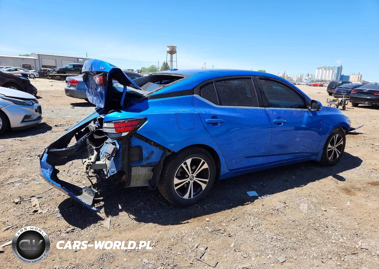 2020 Nissan Sentra Sv VIN:3N1AB8CV5LY267135 - 3