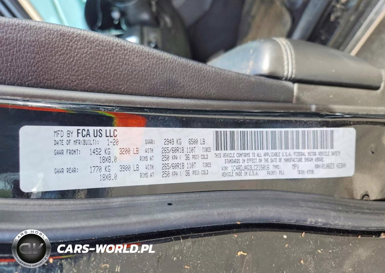 2020 Dodge Durango Sxt VIN:1C4RDJAG3LC215016 - 13