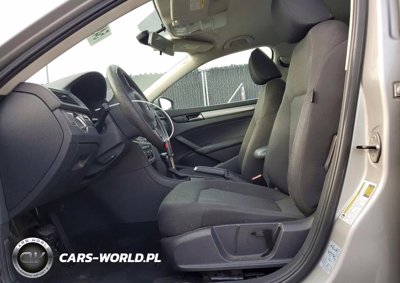 2013 Volkswagen Passat S VIN:1VWAP7A38DC046257 - 7