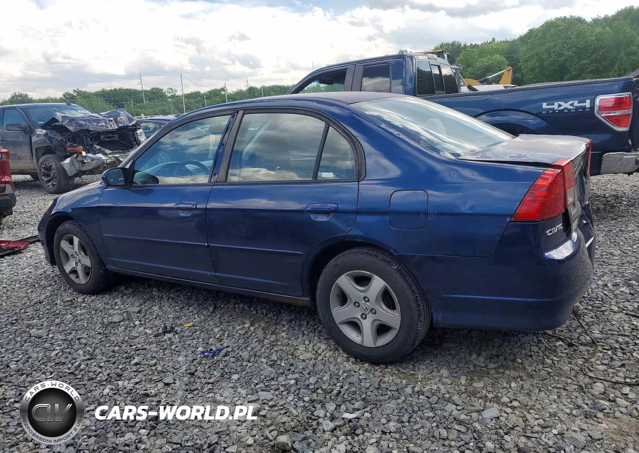 2004 Honda Civic Ex VIN:2HGES26774H564117 - 2
