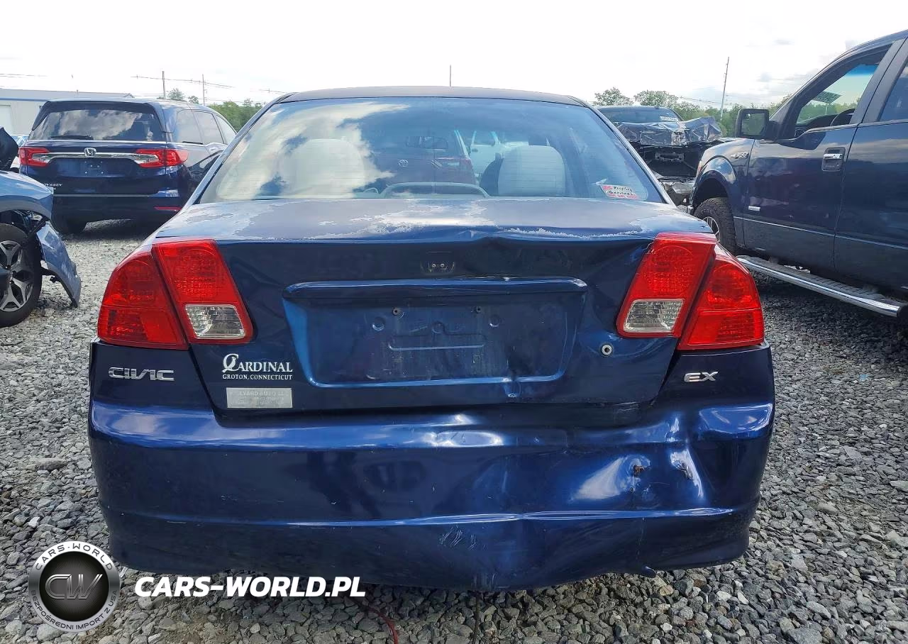2004 Honda Civic Ex VIN:2HGES26774H564117 - 6