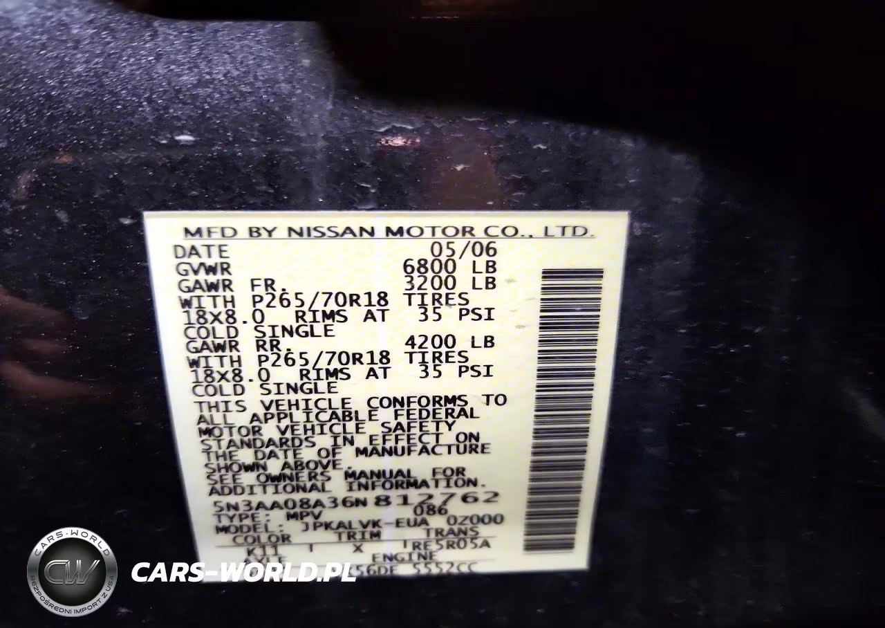 2006 Infiniti Qx56 Base VIN:5N3AA08A36N812762 - 14