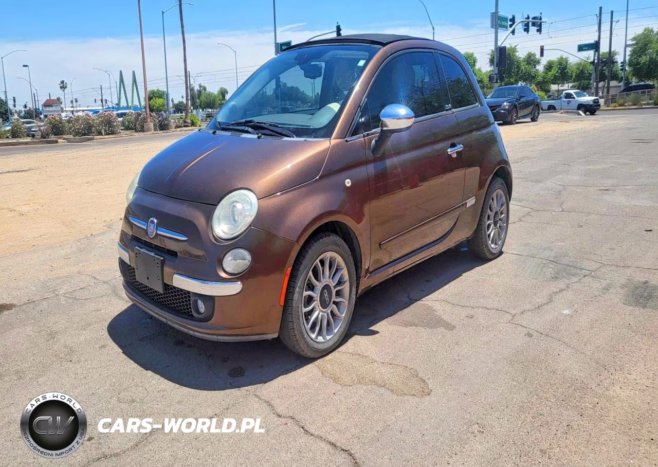 2012 Fiat 500C Lounge VIN:3C3CFFER7CT119035 - 2