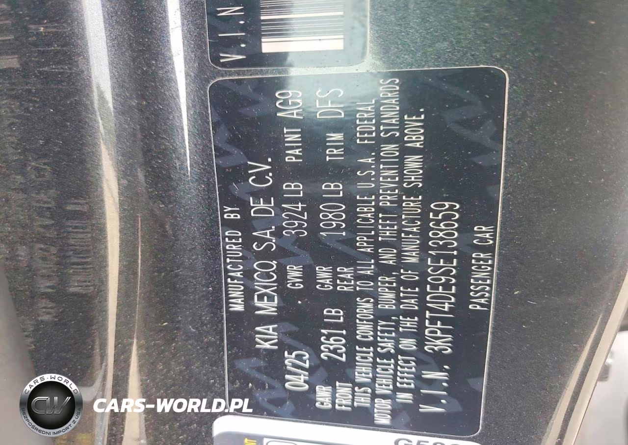 2025 Kia K4 Lx VIN:3KPFT4DE9SE138659 - 13