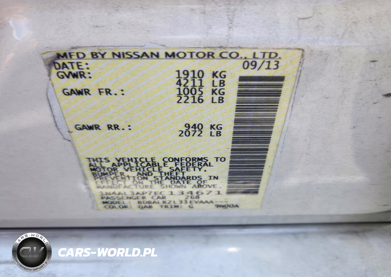 2014 Nissan Altima 2.5 S VIN:1N4AL3AP7EC134671 - 13