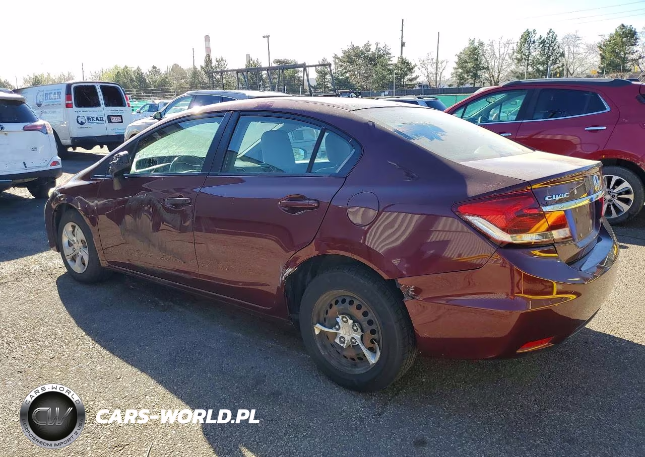 2015 Honda Civic Lx VIN:2HGFB2F54FH521019 - 2