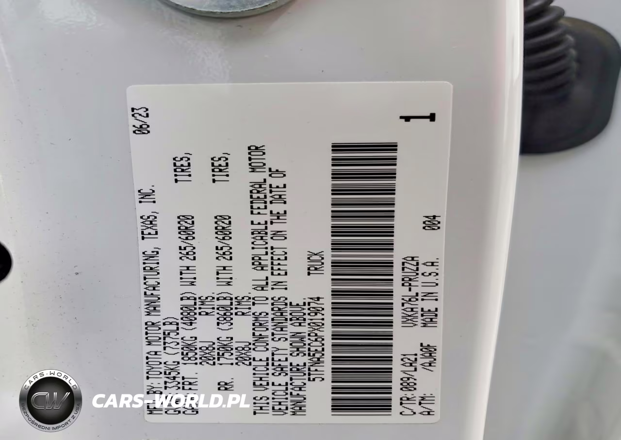 2023 Toyota Tundra Platinum VIN:5TFNA5EC6PX019074 - 13