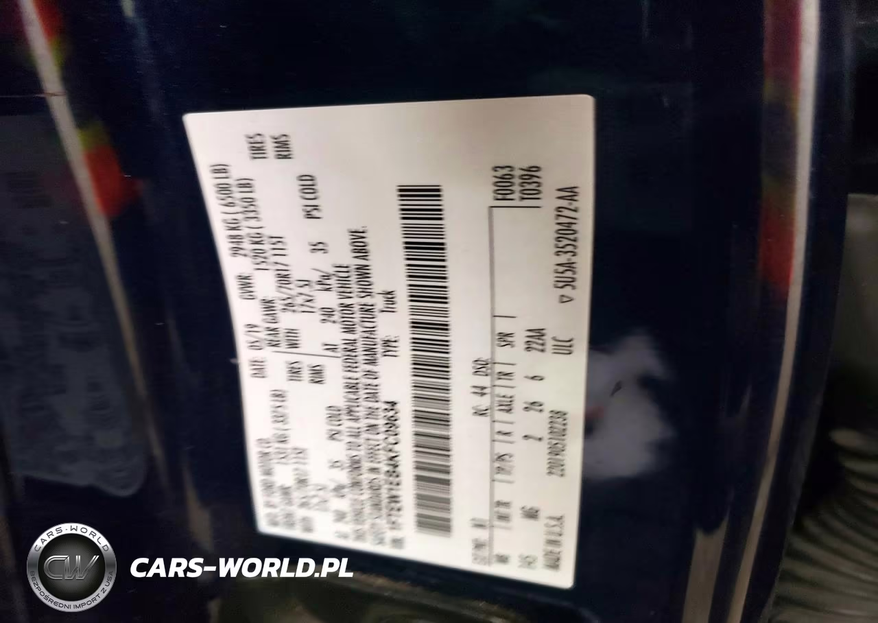 2019 Ford F150 Supercrew VIN:1FTEW1EB4KFC09634 - 12