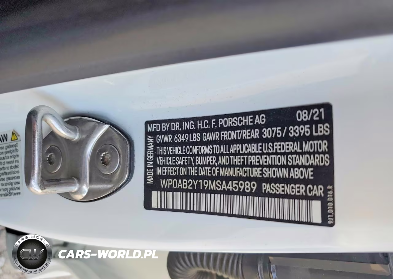 2021 Porsche Taycan 4S VIN:WP0AB2Y19MSA45989 - 12