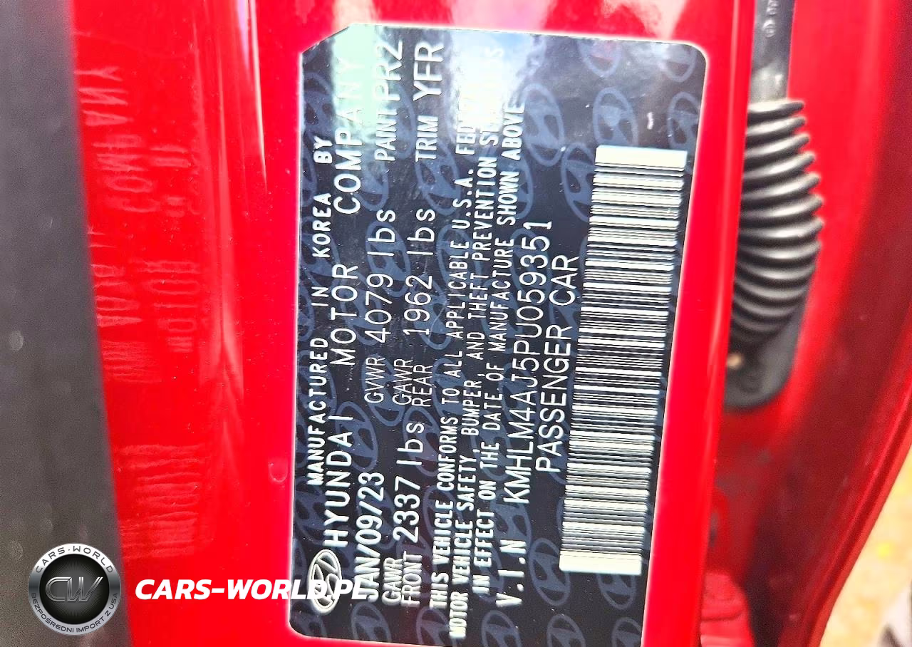 2023 Hyundai Elantra Blue VIN:KMHLM4AJ5PU059351 - 13
