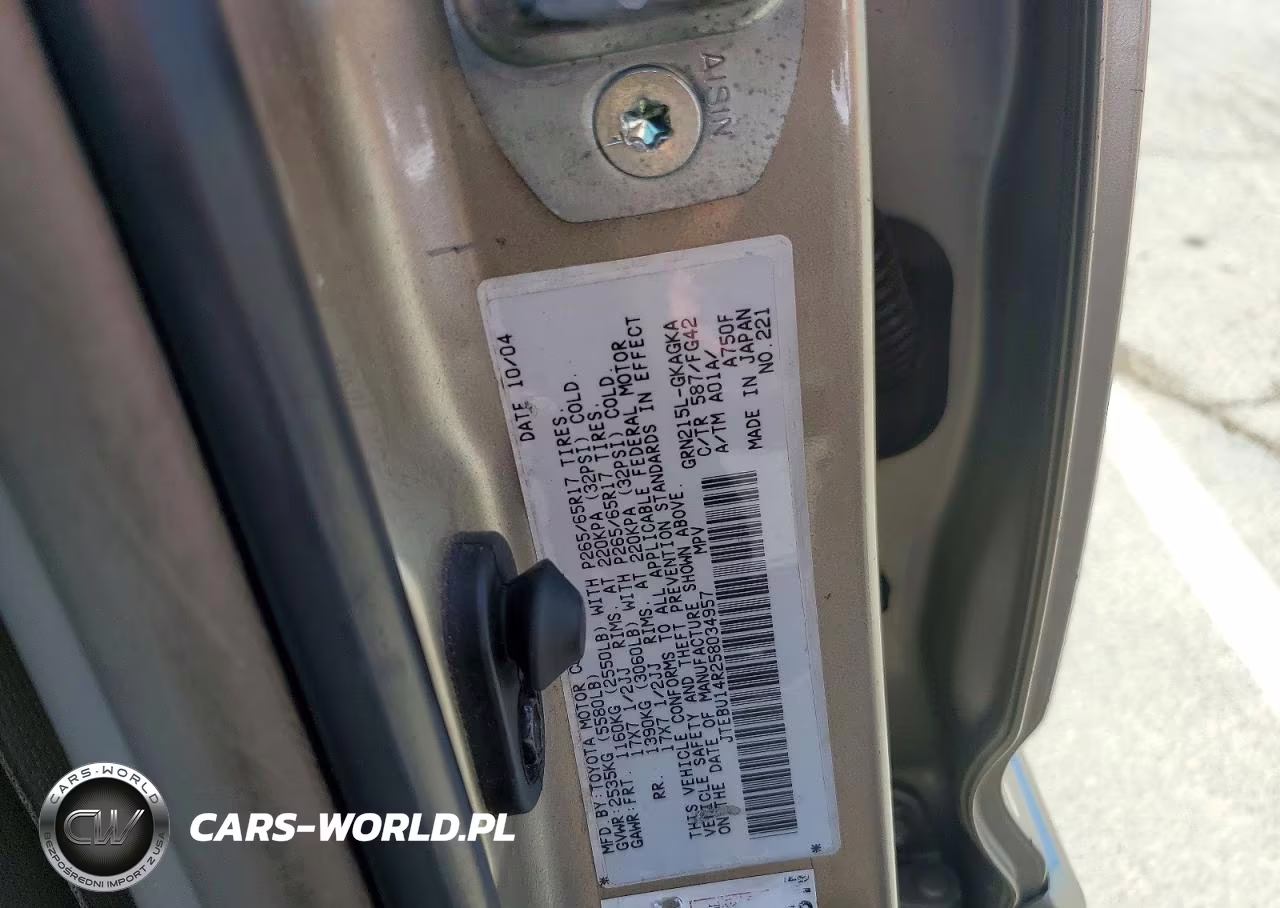 2005 Toyota 4Runner Sr5 VIN:JTEBU14R258034957 - 12
