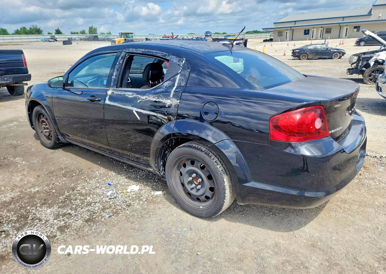 2012 Dodge Avenger Se VIN:1C3CDZAB0CN128529 - 2