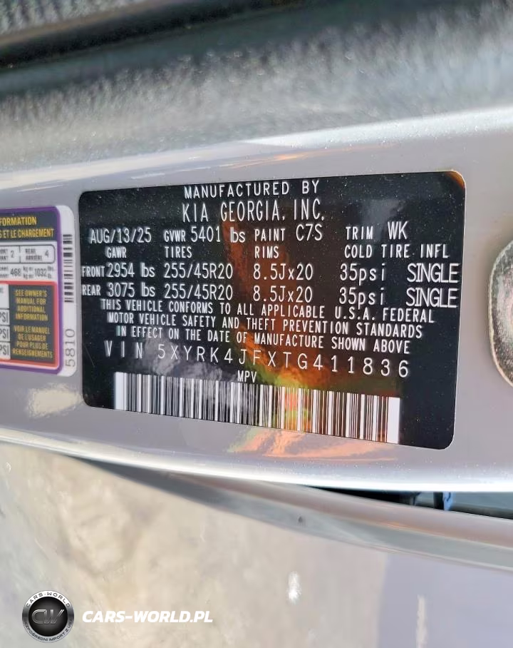 2026 Kia Sorento Sx VIN:5XYRK4JFXTG411836 - 12