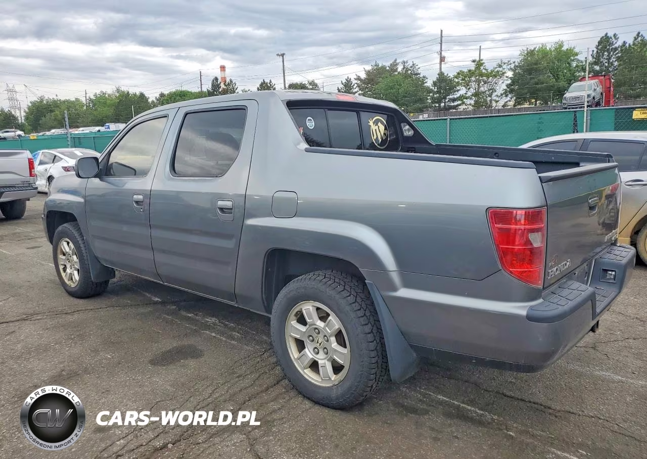 2009 Honda Ridgeline Rts VIN:5FPYK16409B107729 - 2
