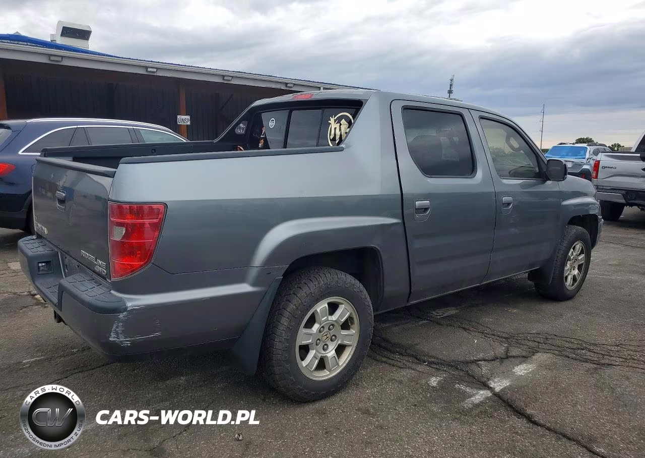 2009 Honda Ridgeline Rts VIN:5FPYK16409B107729 - 3