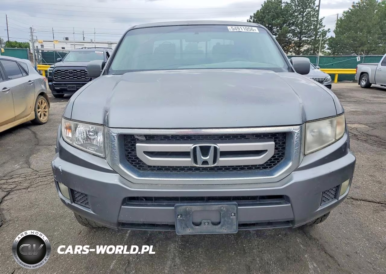 2009 Honda Ridgeline Rts VIN:5FPYK16409B107729 - 5