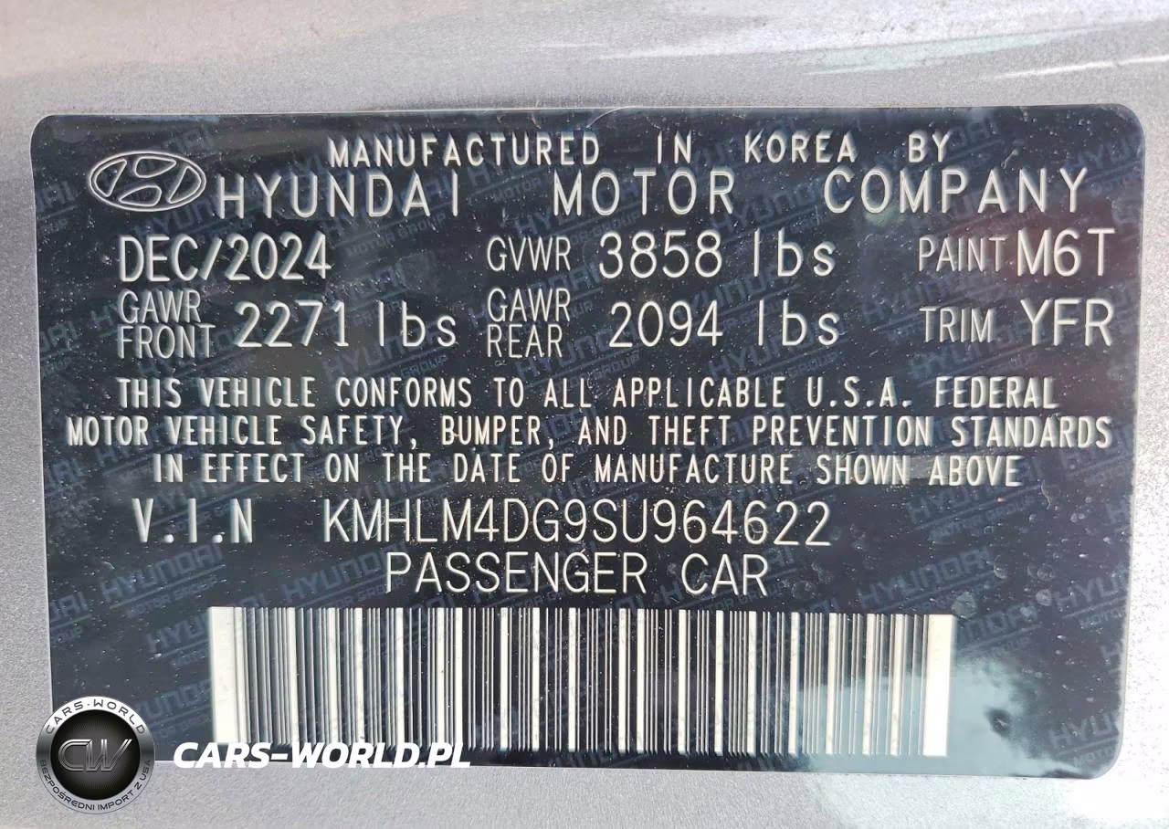 2025 Hyundai Elantra Sel Sport VIN:KMHLM4DG9SU964622 - 12