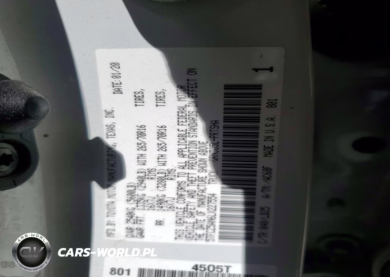 2020 Toyota Tacoma Trd Pro VIN:5TFCZ5AN6LX227554 - 13