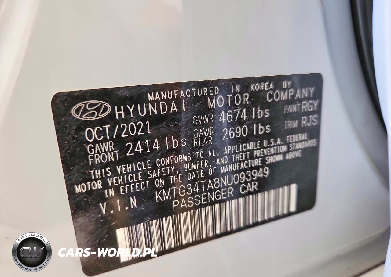 2022 Genesis G70 2.0T VIN:KMTG34TA8NU093949 - 13