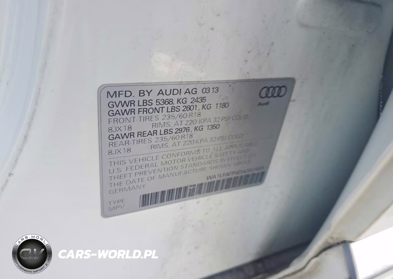 2013 Audi Q5 Premium Plus VIN:WA1LFAFP4DA082489 - 12
