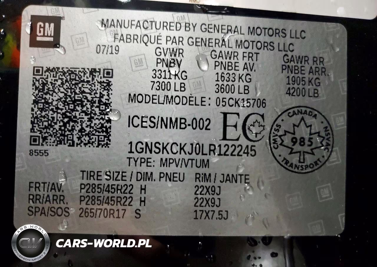 2020 Chevrolet Tahoe K1500 Premier VIN:1GNSKCKJ0LR122245 - 13