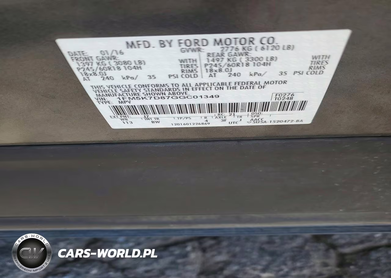 2016 Ford Explorer Xlt VIN:1FM5K7D87GGC01349 - 14