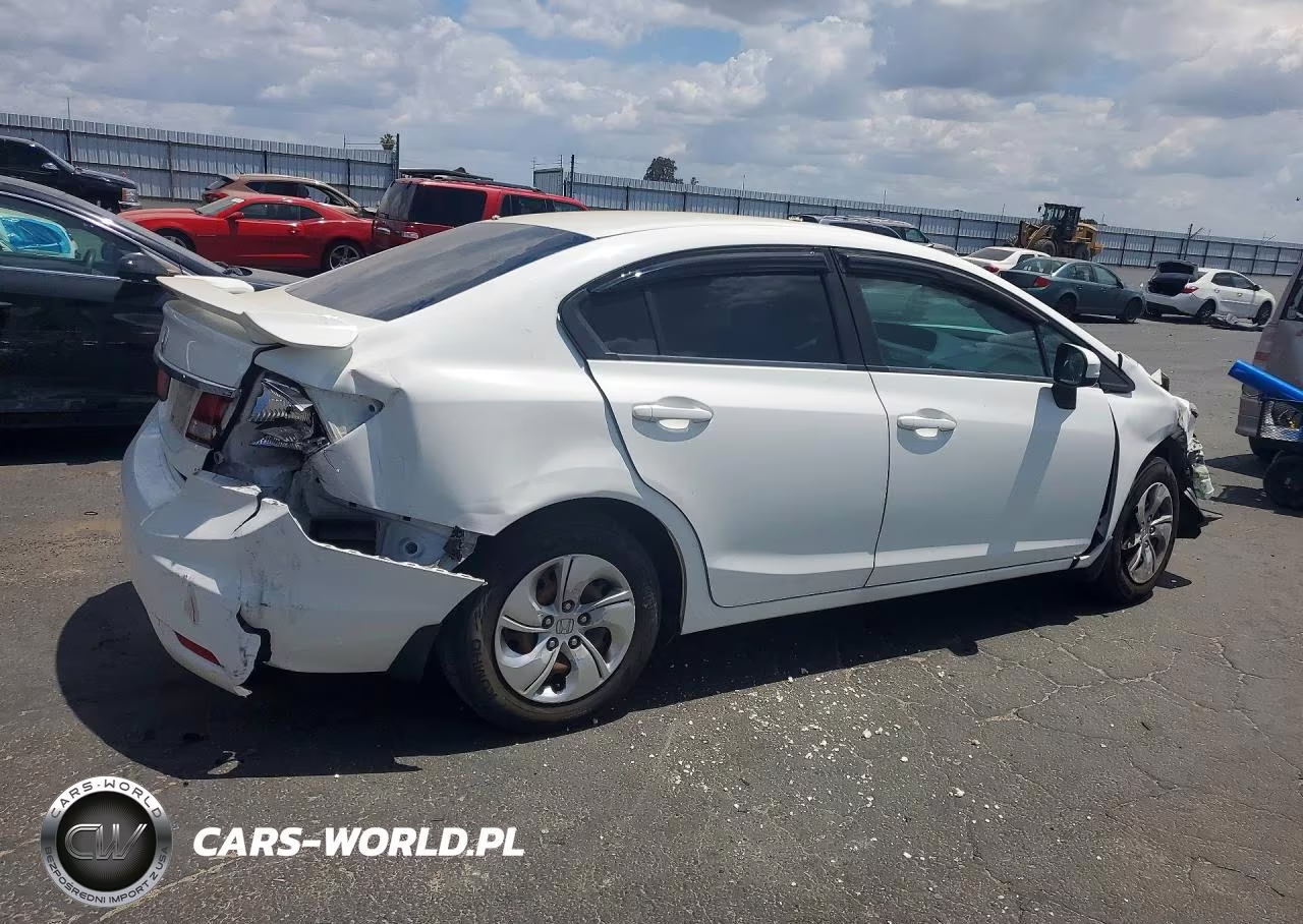 2014 Honda Civic Lx VIN:19XFB2F50EE260920 - 3