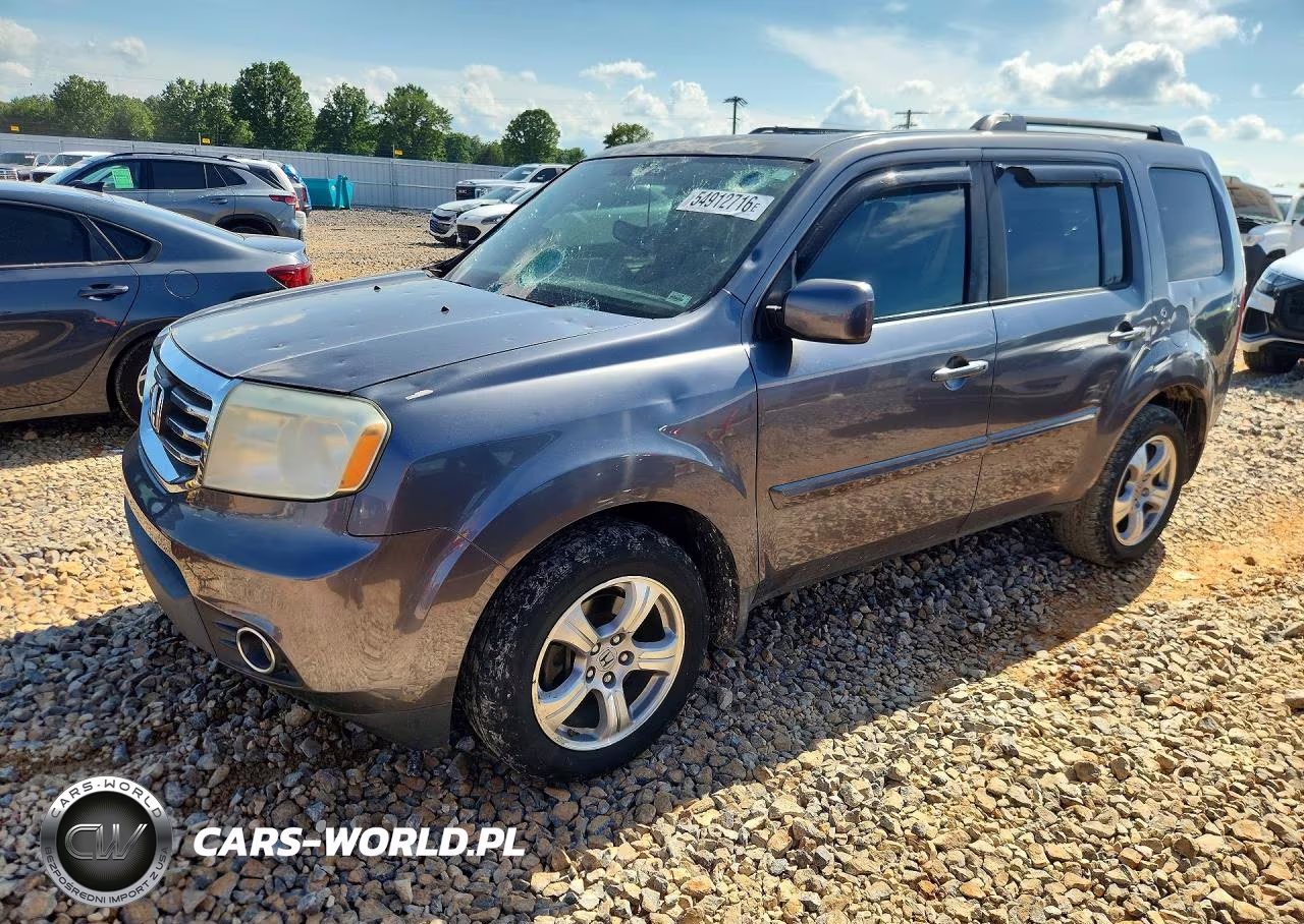 2014 Honda Pilot Exln VIN:5FNYF3H75EB015364 - 1