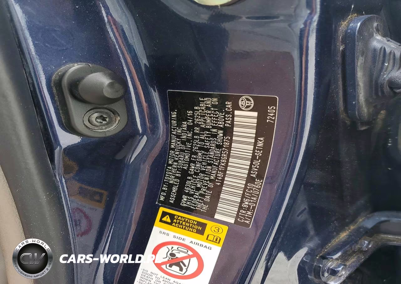 2016 Toyota Camry Le VIN:4T4BF1FK8GR571875 - 12