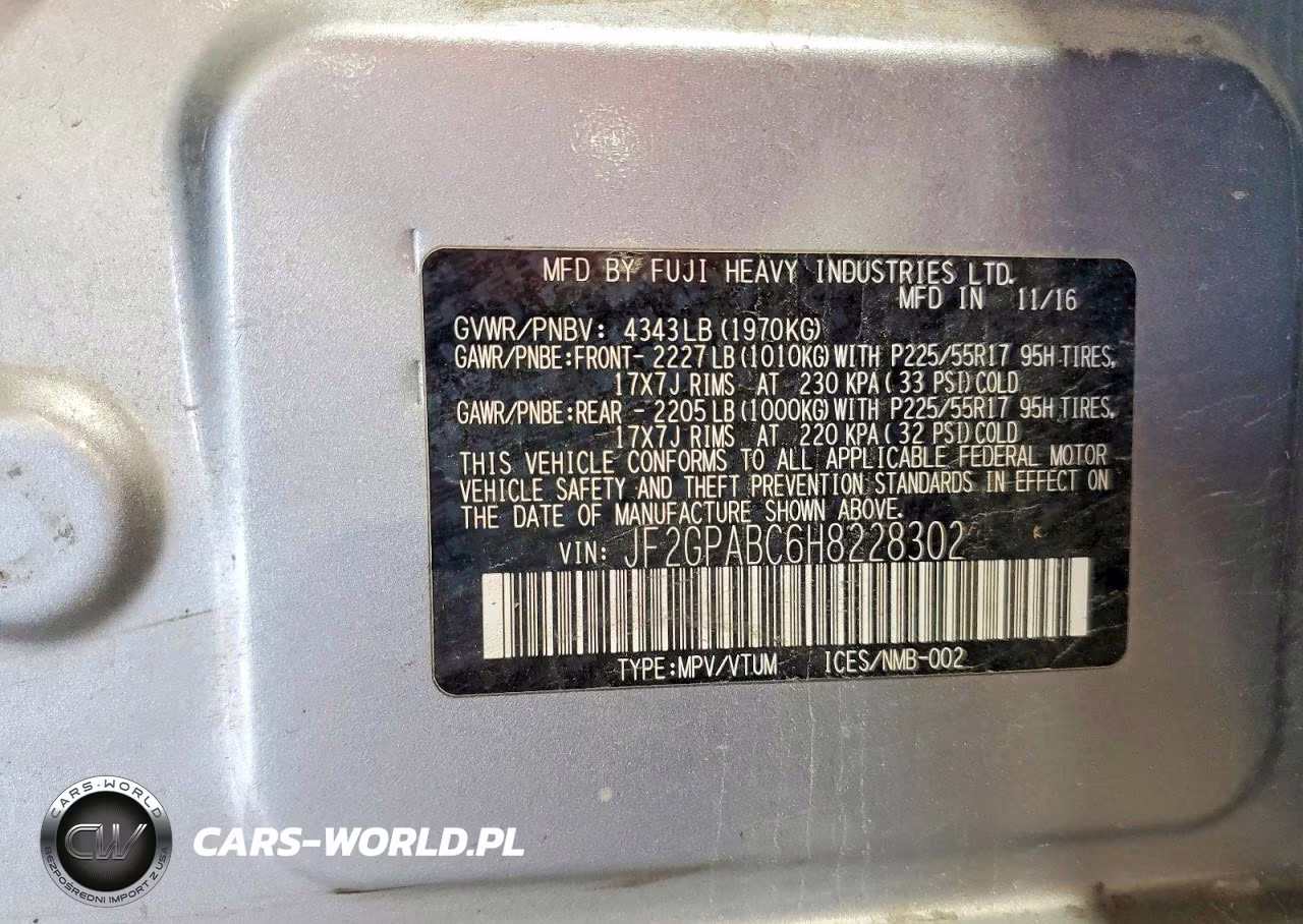 2017 Subaru Crosstrek Premium VIN:JF2GPABC6H8228302 - 14