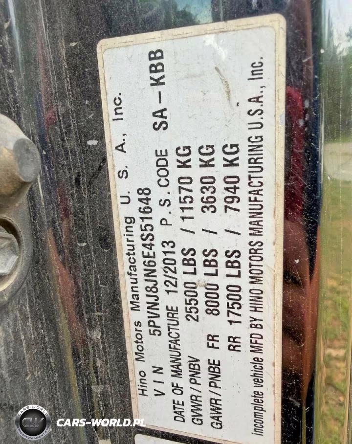 2014 Hino 258-268 Rollback Truck VIN:5PVNJ8JN6E4S51648 - 10