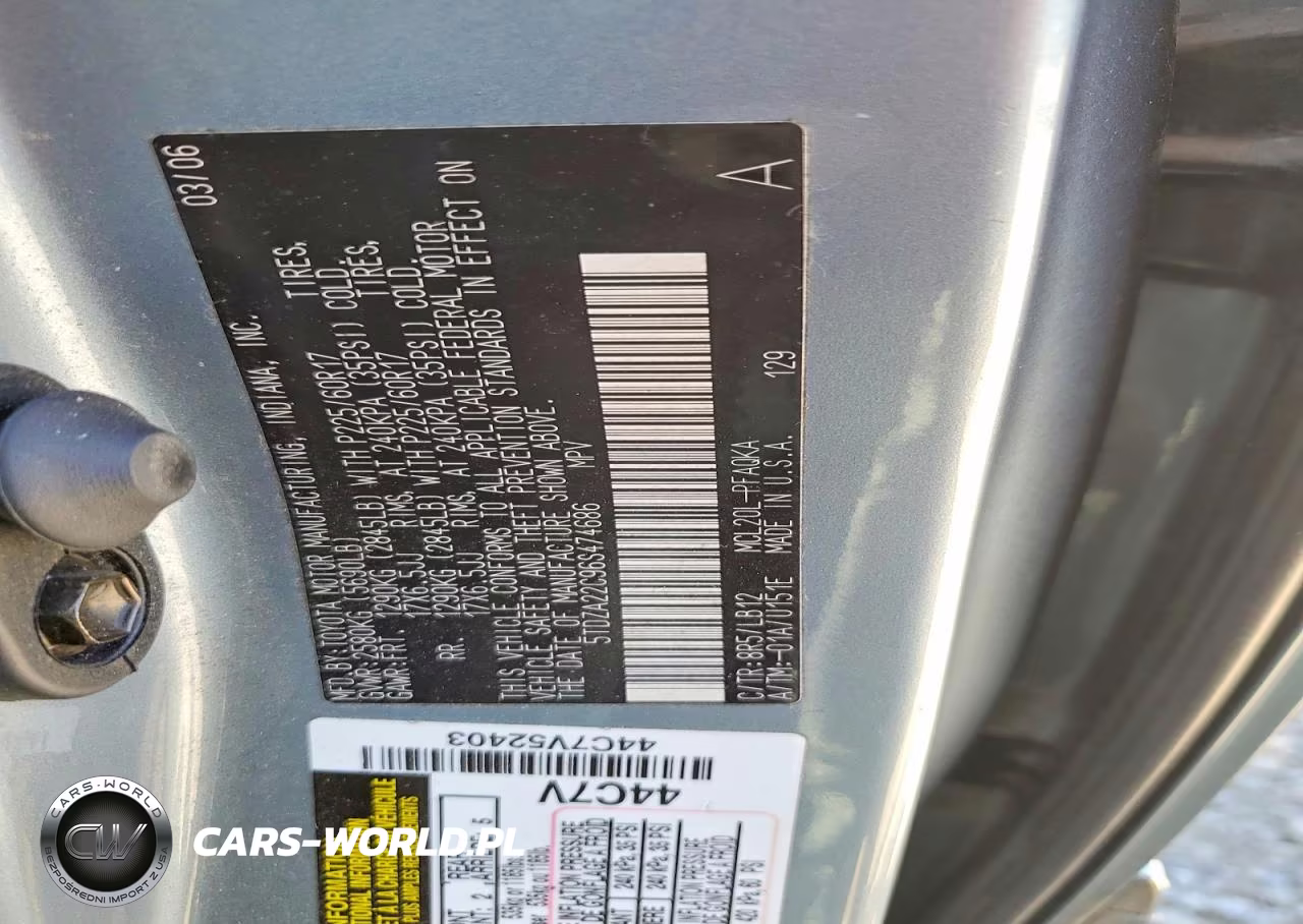 2006 Toyota Sienna Xle Limited 7 Passenger VIN:5TDZA22C96S474686 - 13