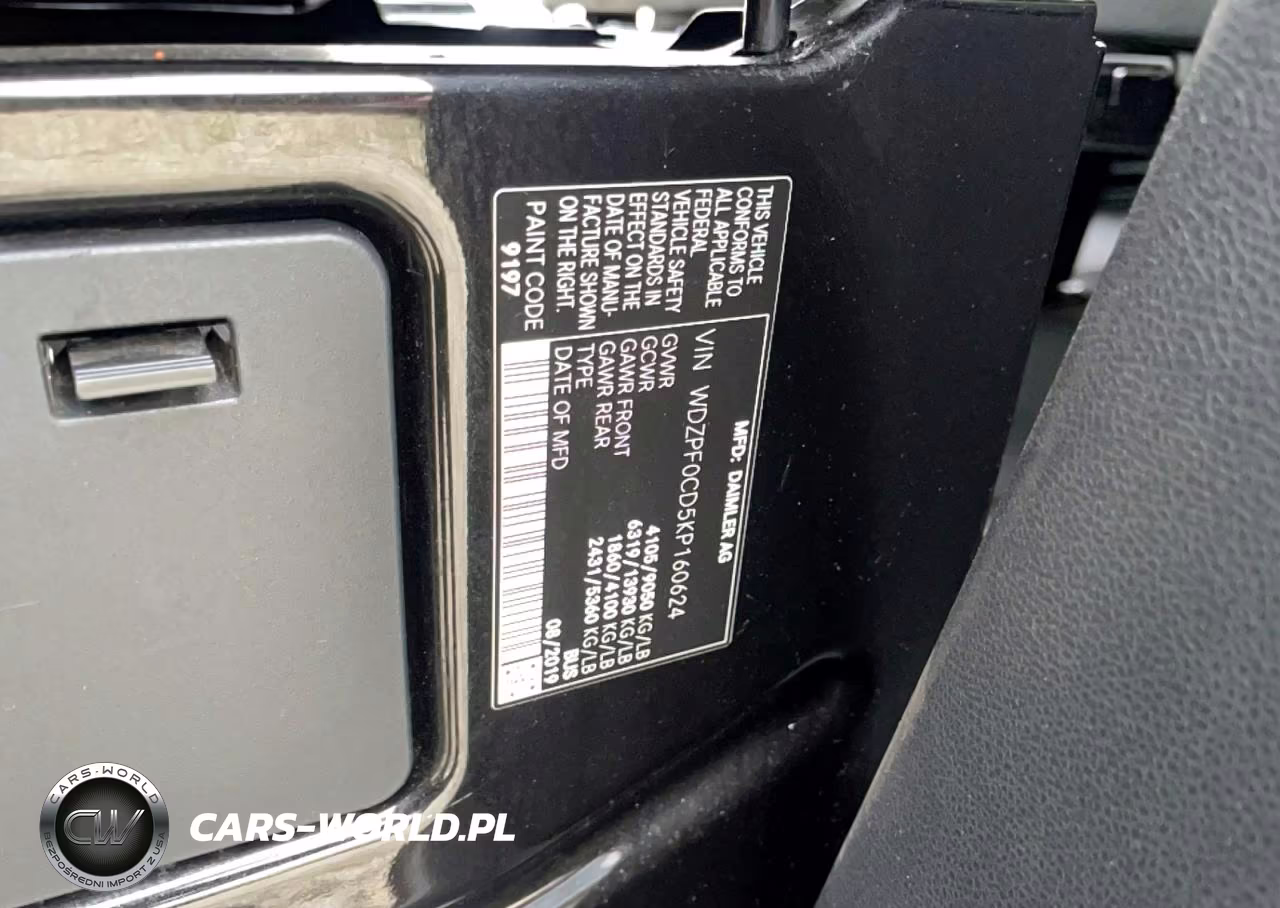 2019 Mercedes-Benz Sprinter 2500 VIN:WDZPF0CD5KP160624 - 10