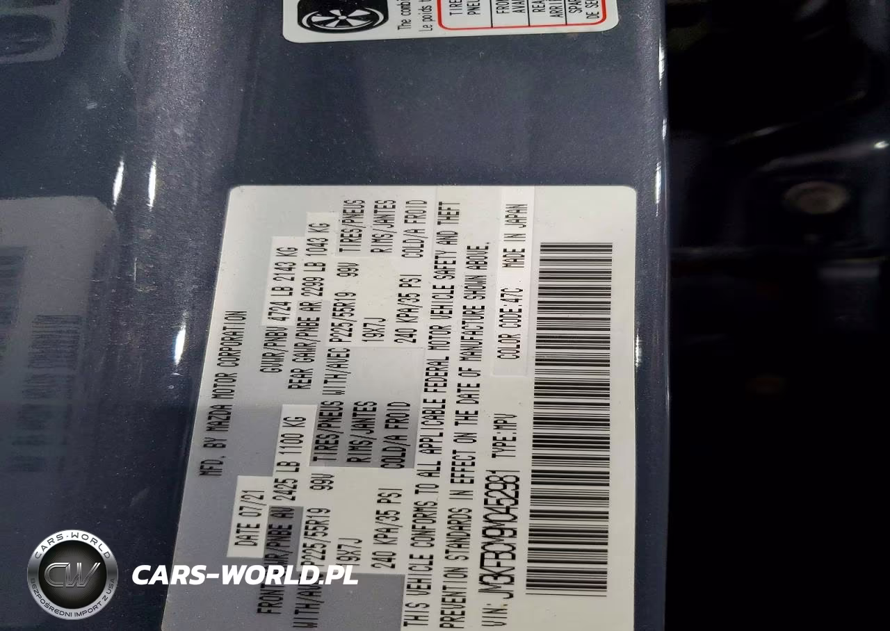 2021 Mazda Cx-5 Touring VIN:JM3KFBCM9M0452981 - 12