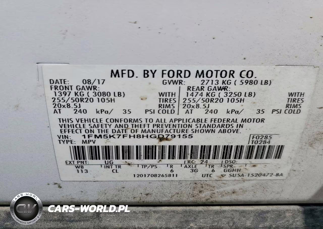 2017 Ford Explorer Limited VIN:1FM5K7FH8HGD79155 - 13