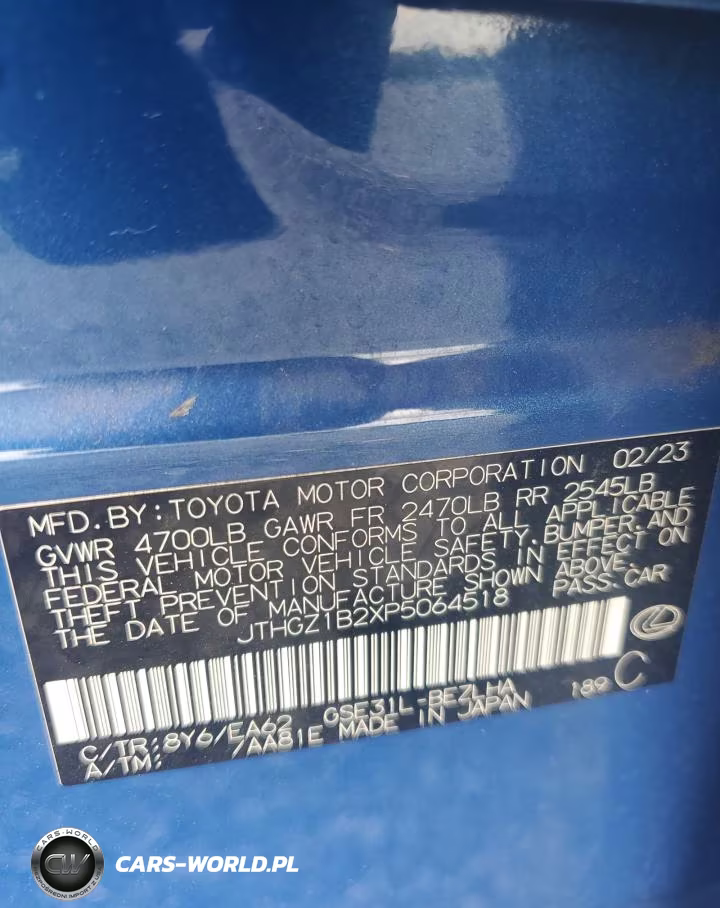 2023 Lexus Is 350 F Sport VIN:JTHGZ1B2XP5064518 - 13