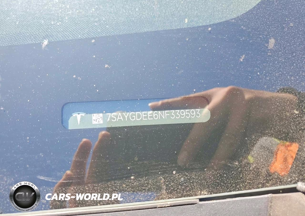 2022 Tesla Model Y VIN:7SAYGDEE6NF339593 - 12